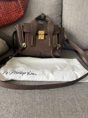 3.1 Phillip Lim Chocolate Brown Mini Pashli Crossbody Satchel